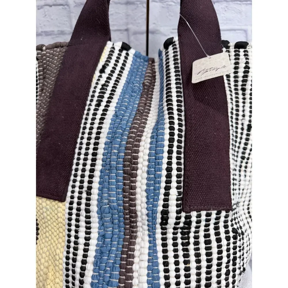 FREE PEOPLE Driftwood Rug Tote Bag NWT